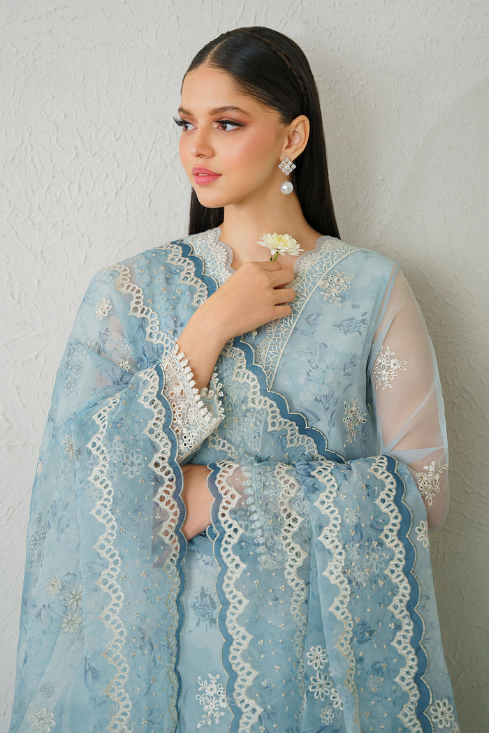 Baroque | Luxury Formals 24 | ORGANZA UF-522 -  Baroque Ladies Clothes - Original Designer Dress - House of Maryam
