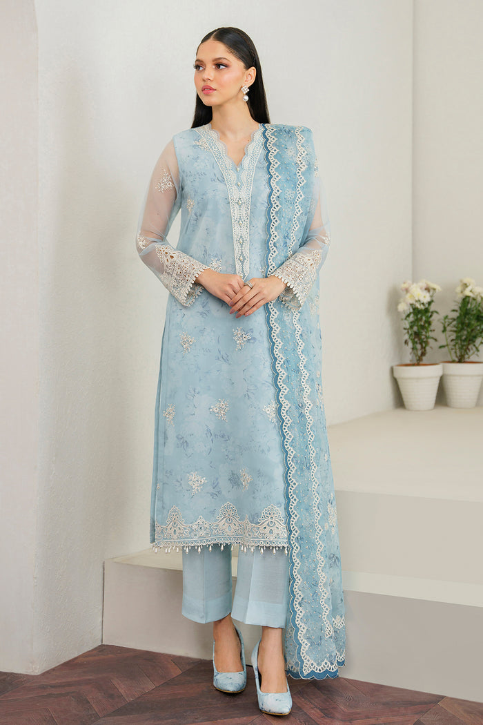 Baroque | Luxury Formals 24 | ORGANZA UF-522 -  Baroque Ladies Clothes - Original Designer Dress - House of Maryam