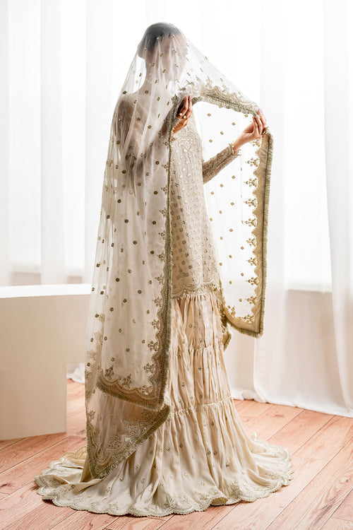 Baroque | Velvet Formals | CHIFFON UF-687 -  Baroque Ladies Clothes - Original Designer Dress - House of Maryam