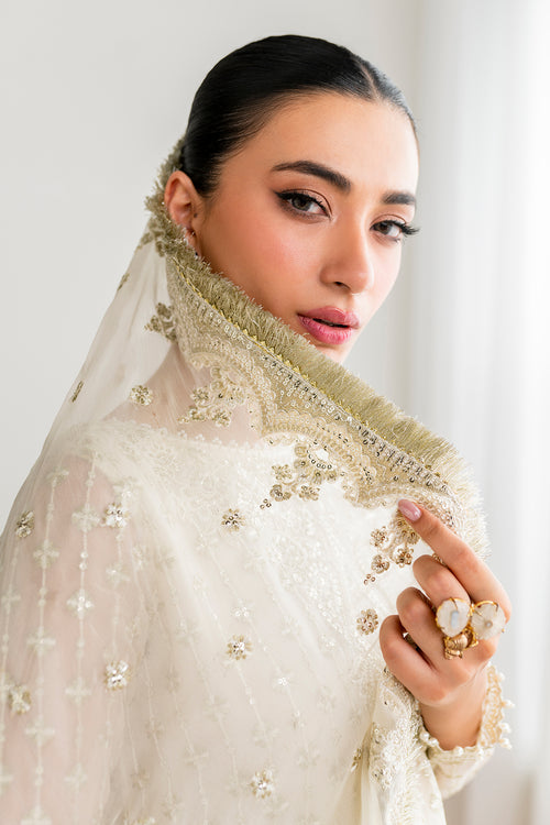 Baroque | Velvet Formals | CHIFFON UF-687 -  Baroque Ladies Clothes - Original Designer Dress - House of Maryam