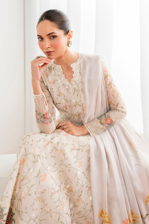 Baroque | Luxury Pret 24 | COTTON PATTI PR-986 -  Baroque Ladies Clothes - Original Designer Dress - House of Maryam