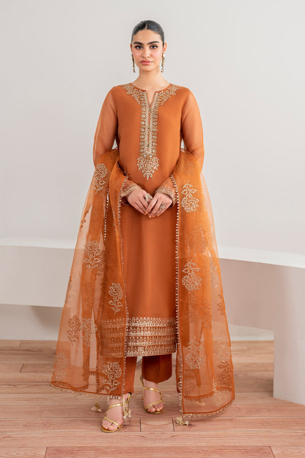 Baroque | Luxury Pret 24 | CHIFFON PR-987 -  Baroque Ladies Clothes - Original Designer Dress - House of Maryam