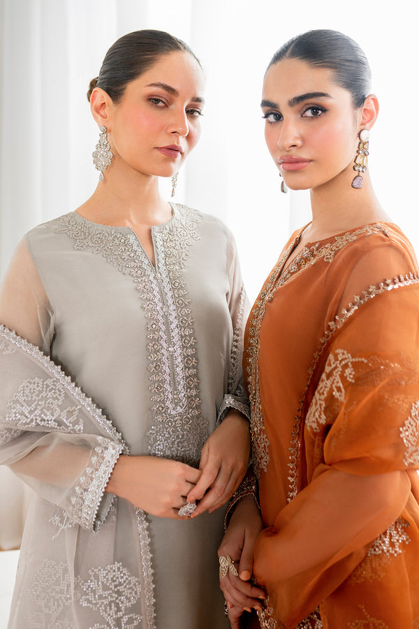 Baroque | Luxury Pret 24 | CHIFFON PR-988 -  Baroque Ladies Clothes - Original Designer Dress - House of Maryam