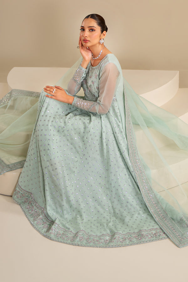 Baroque | Luxury Pret 24 | COTTON PATTI PR-984 -  Baroque Ladies Clothes - Original Designer Dress - House of Maryam