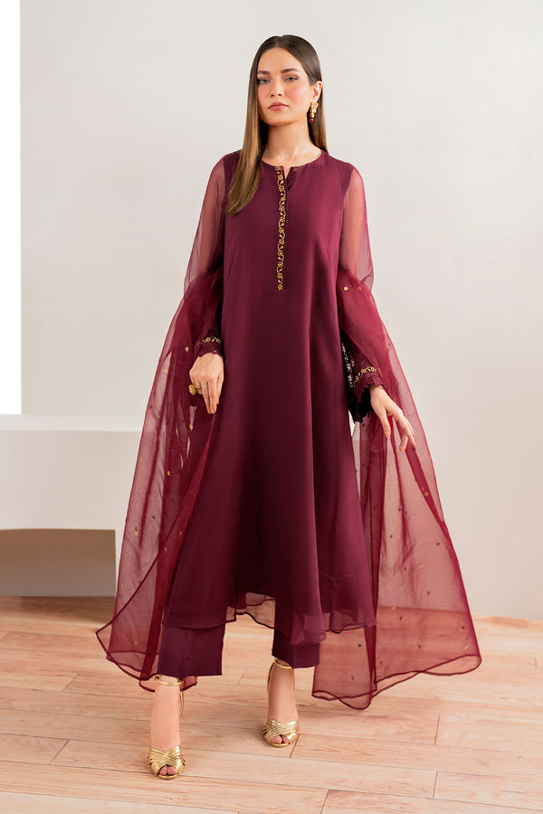 Baroque | Luxury Pret 24 | CHIFFON PR-981 -  Baroque Ladies Clothes - Original Designer Dress - House of Maryam