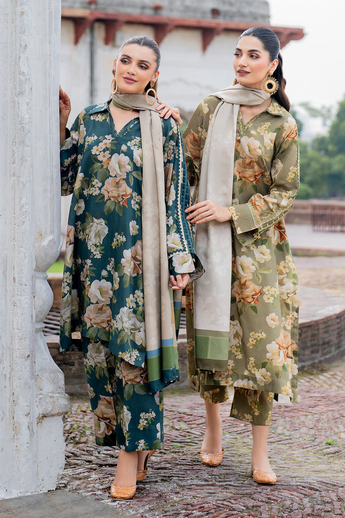Baroque | Luxury Pret 24 | VISCOSE UF-734 -  Baroque Ladies Clothes - Original Designer Dress - House of Maryam
