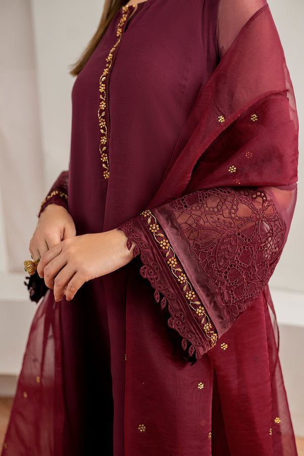 Baroque | Luxury Pret 24 | CHIFFON PR-981 -  Baroque Ladies Clothes - Original Designer Dress - House of Maryam