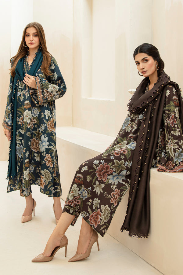 Baroque | Luxury Pret 24 | VISCOSE UF-432 -  Baroque Ladies Clothes - Original Designer Dress - House of Maryam
