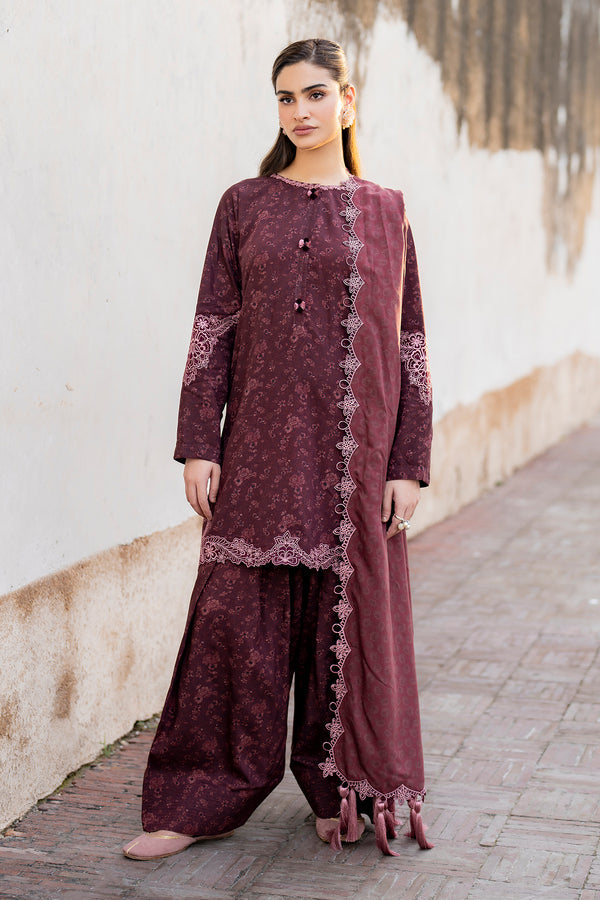 Baroque | Luxury Pret 24 | VISCOSE UF-725 -  Baroque Ladies Clothes - Original Designer Dress - House of Maryam