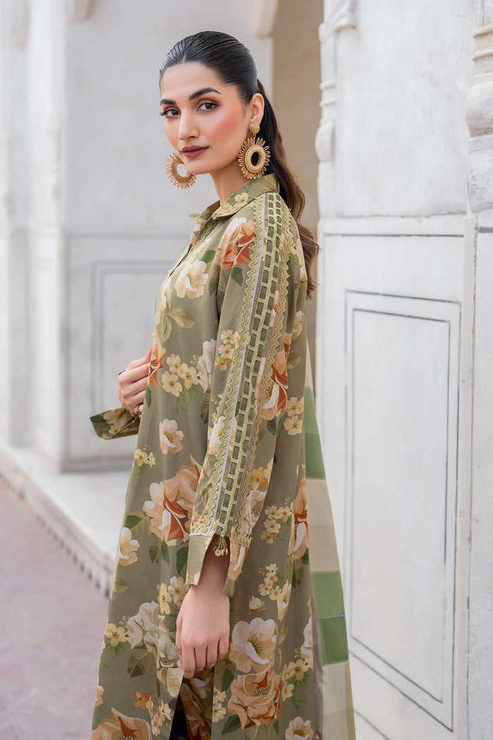 Baroque | Luxury Pret 24 | VISCOSE UF-734 -  Baroque Ladies Clothes - Original Designer Dress - House of Maryam
