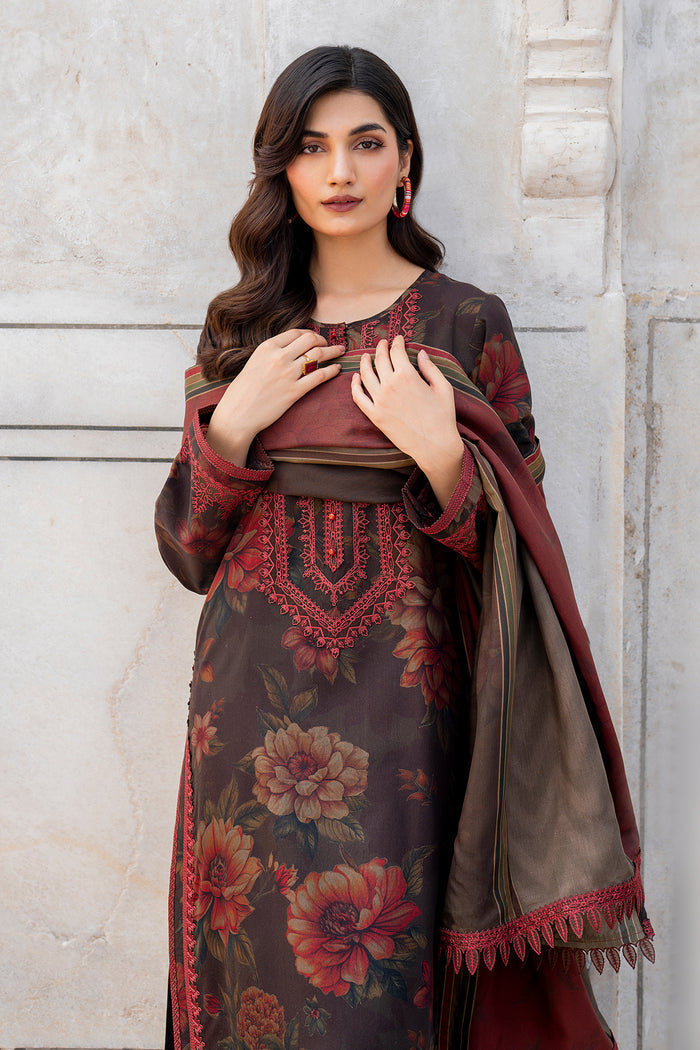 Baroque | Luxury Pret 24 | VISCOSE UF-735 -  Baroque Ladies Clothes - Original Designer Dress - House of Maryam