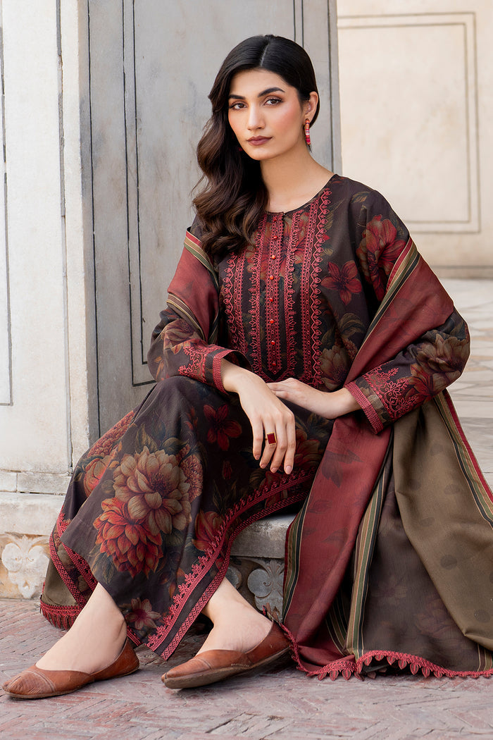 Baroque | Luxury Pret 24 | VISCOSE UF-735 -  Baroque Ladies Clothes - Original Designer Dress - House of Maryam