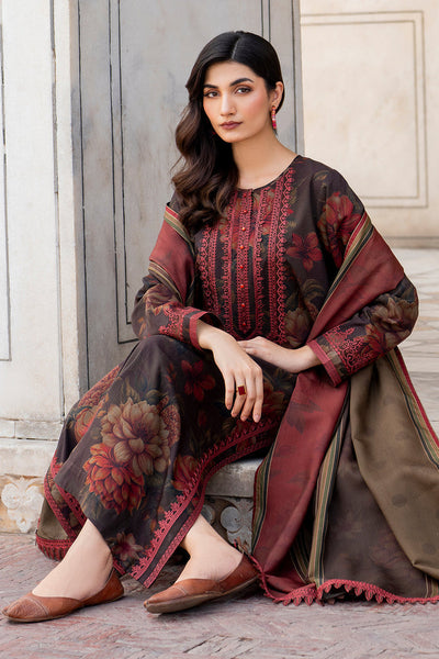 Baroque | Luxury Pret 24 | VISCOSE UF-735 -  Baroque Ladies Clothes - Original Designer Dress - House of Maryam