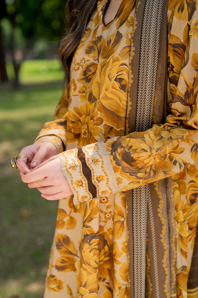 Baroque | Luxury Pret 24 | VISCOSE UF-737 -  Baroque Ladies Clothes - Original Designer Dress - House of Maryam
