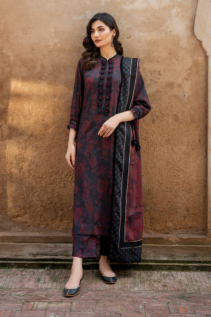 Baroque | Luxury Pret 24 | VISCOSE UF-741 -  Baroque Ladies Clothes - Original Designer Dress - House of Maryam