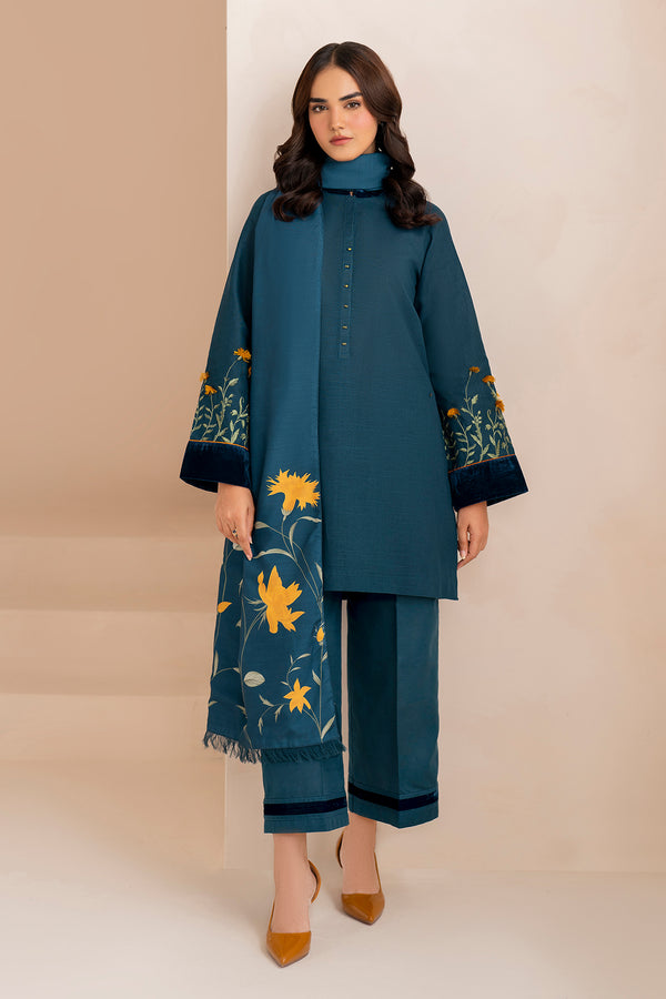 Baroque | Luxury Pret 24 | KHADDAR PR-999 -  Baroque Ladies Clothes - Original Designer Dress - House of Maryam