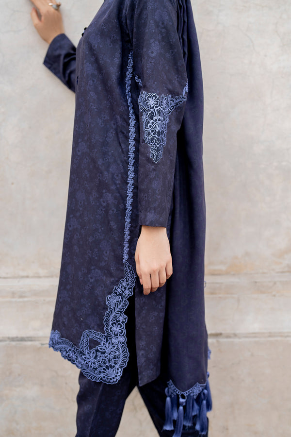 Baroque | Luxury Pret 24 | VISCOSE UF-726 -  Baroque Ladies Clothes - Original Designer Dress - House of Maryam