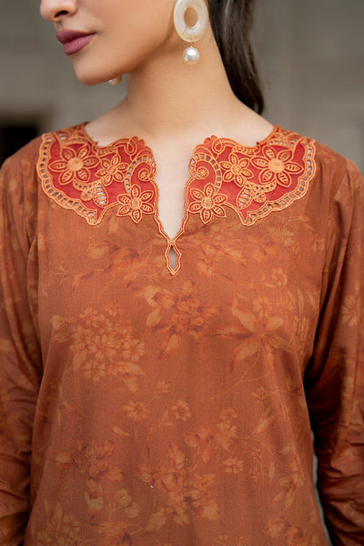 Baroque | Luxury Pret 24 | VISCOSE UF-720 -  Baroque Ladies Clothes - Original Designer Dress - House of Maryam
