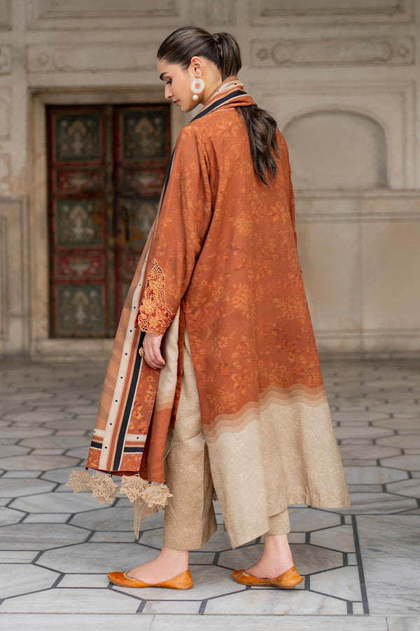 Baroque | Luxury Pret 24 | VISCOSE UF-720 -  Baroque Ladies Clothes - Original Designer Dress - House of Maryam