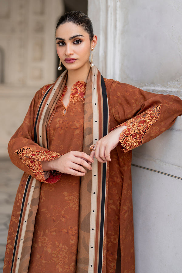 Baroque | Luxury Pret 24 | VISCOSE UF-720 -  Baroque Ladies Clothes - Original Designer Dress - House of Maryam