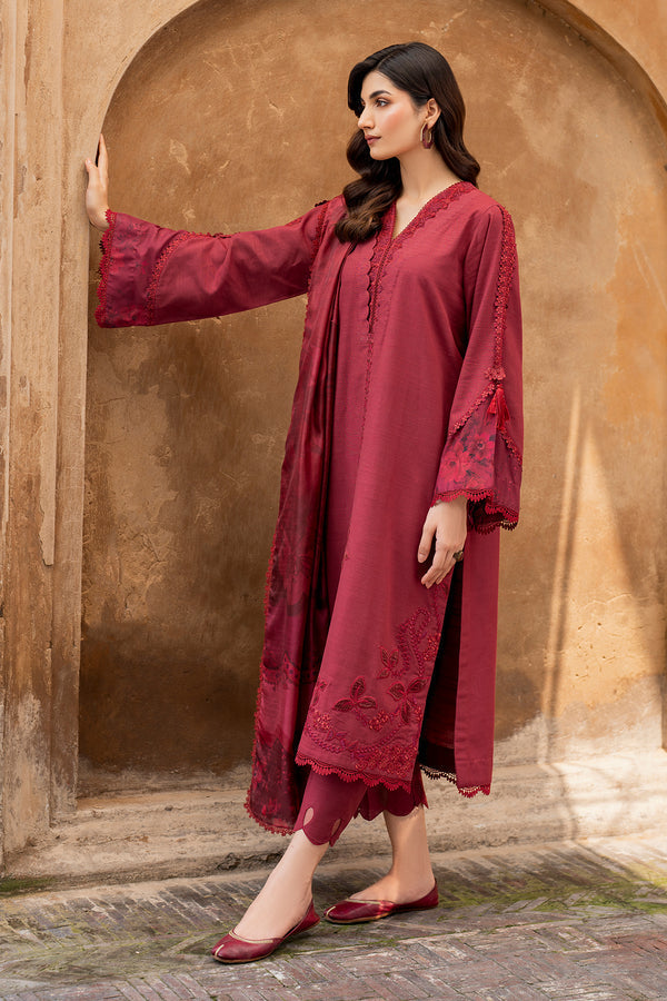 Baroque | Luxury Pret 24 | VISCOSE UF-739 -  Baroque Ladies Clothes - Original Designer Dress - House of Maryam