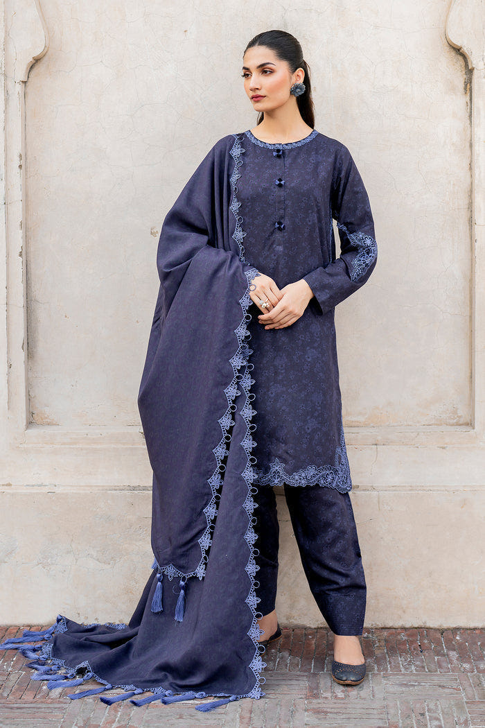 Baroque | Luxury Pret 24 | VISCOSE UF-726 -  Baroque Ladies Clothes - Original Designer Dress - House of Maryam