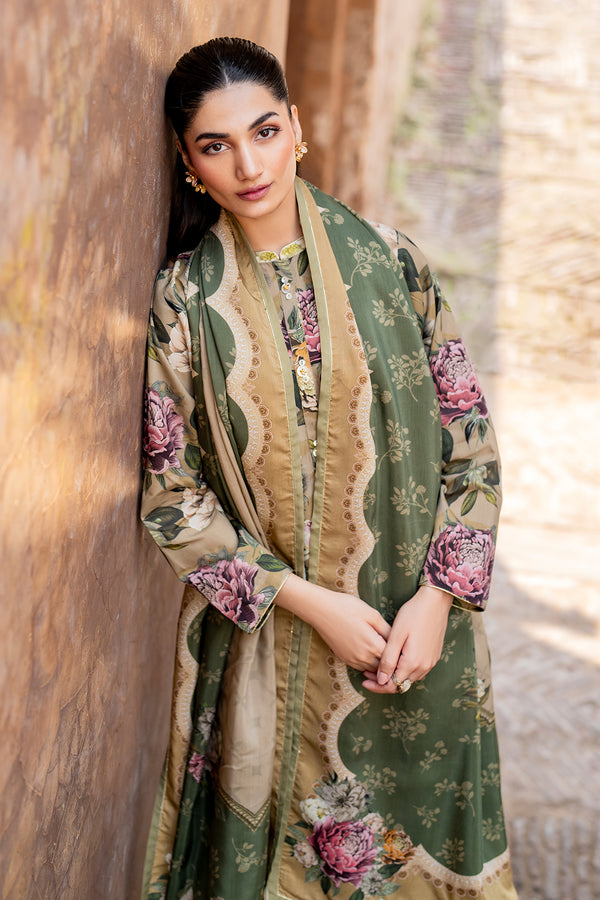 Baroque | Luxury Pret 24 | VISCOSE UF-729 -  Baroque Ladies Clothes - Original Designer Dress - House of Maryam