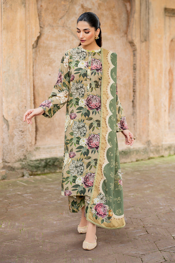 Baroque | Luxury Pret 24 | VISCOSE UF-729 -  Baroque Ladies Clothes - Original Designer Dress - House of Maryam