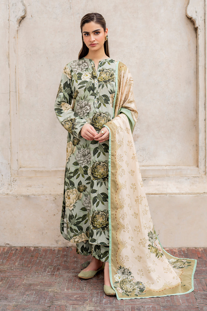 Baroque | Luxury Pret 24 | VISCOSE UF-728 -  Baroque Ladies Clothes - Original Designer Dress - House of Maryam