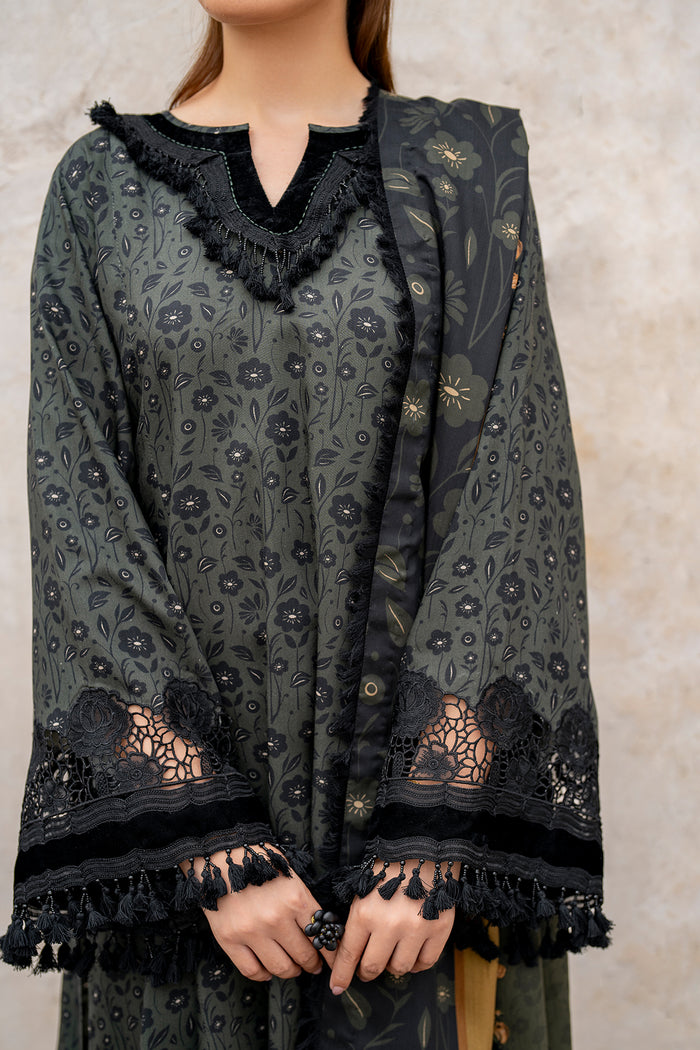 Baroque | Luxury Pret 24 | VISCOSE UF-727 -  Baroque Ladies Clothes - Original Designer Dress - House of Maryam