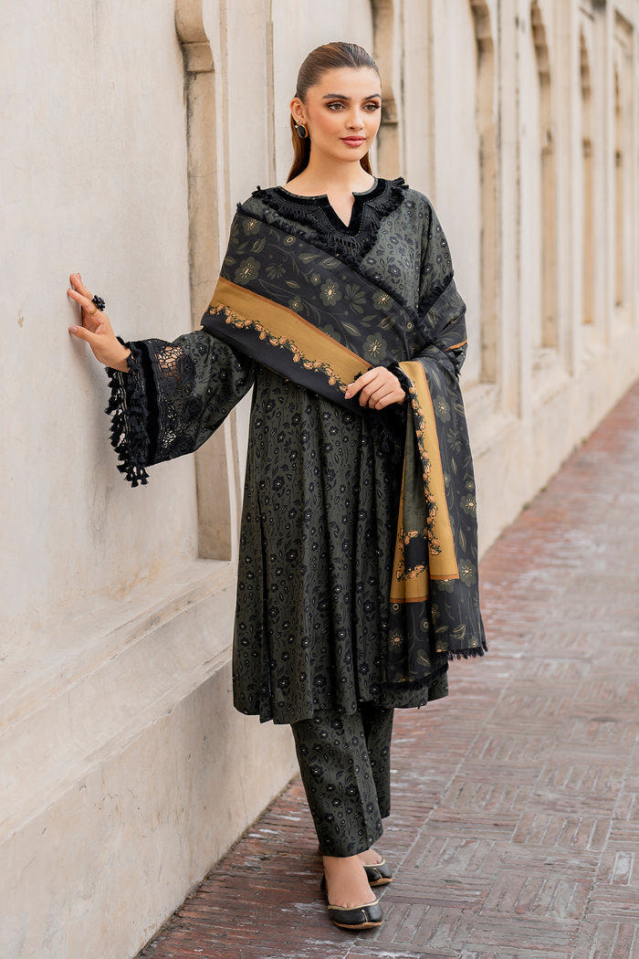 Baroque | Luxury Pret 24 | VISCOSE UF-727 -  Baroque Ladies Clothes - Original Designer Dress - House of Maryam