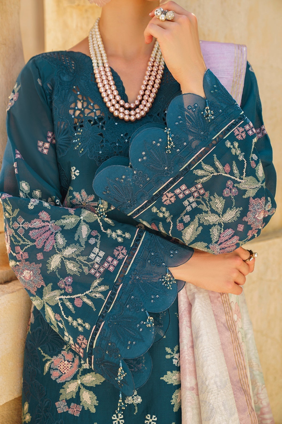 Baroque | Swiss Lawn 24 | SL12-D02 -  Baroque Luxury - Original Designer Dress - House of Maryam