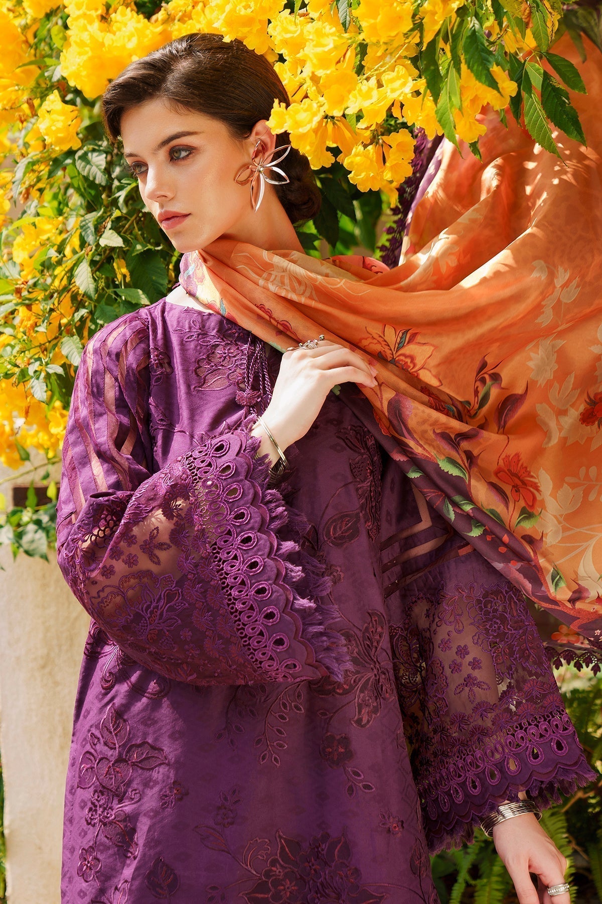 Baroque | Swiss Lawn 24 | SL12-D04 -  Baroque Luxury - Original Designer Dress - House of Maryam