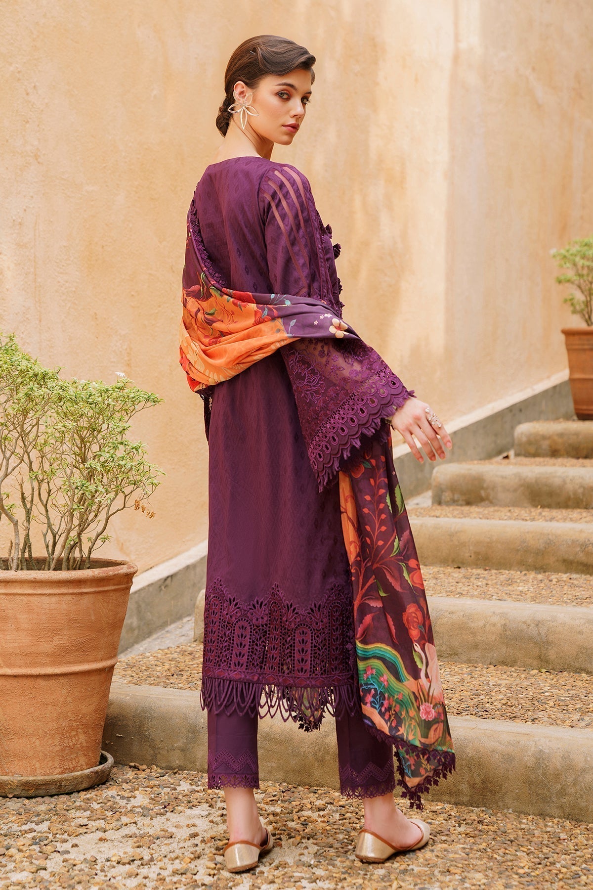 Baroque | Swiss Lawn 24 | SL12-D04 -  Baroque Luxury - Original Designer Dress - House of Maryam