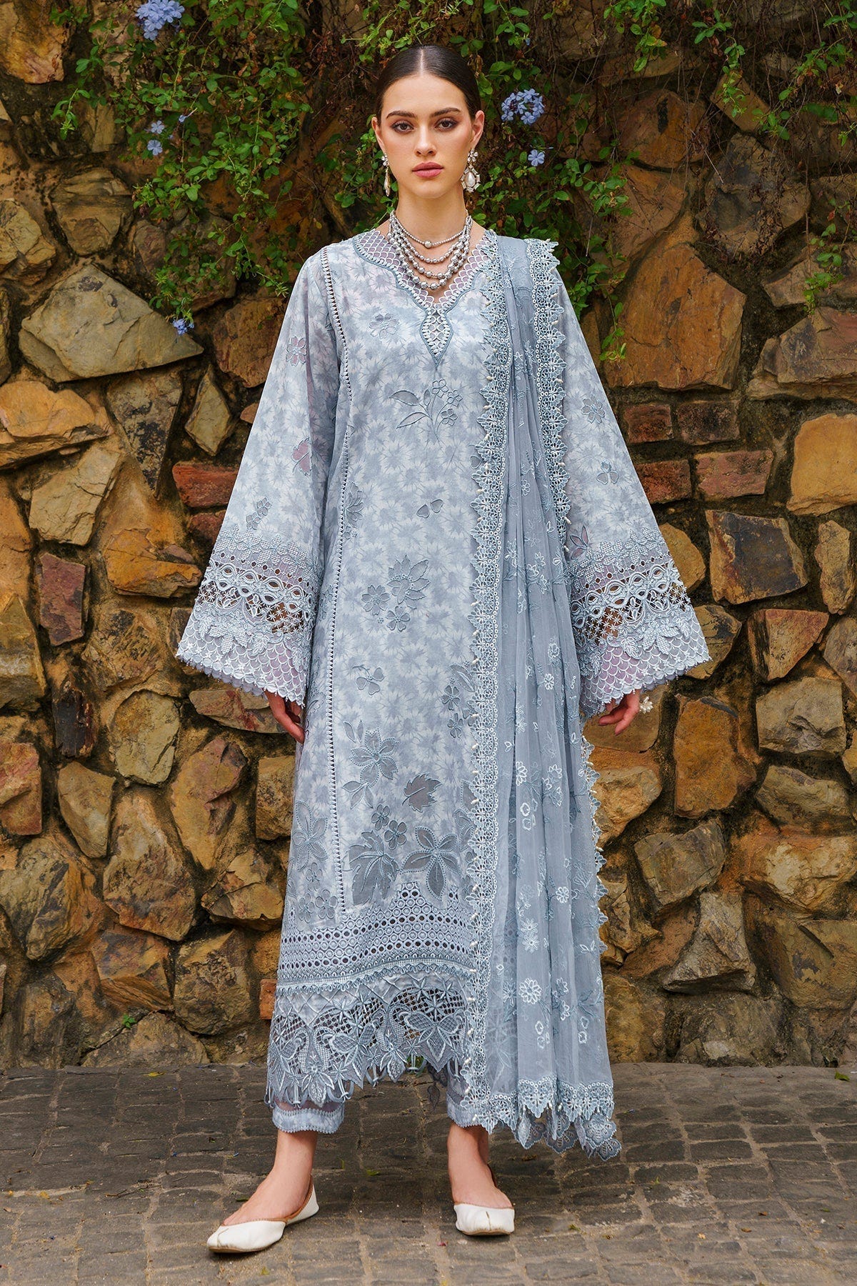 Baroque | Swiss Lawn 24 | SL12-D05 -  Baroque Luxury - Original Designer Dress - House of Maryam
