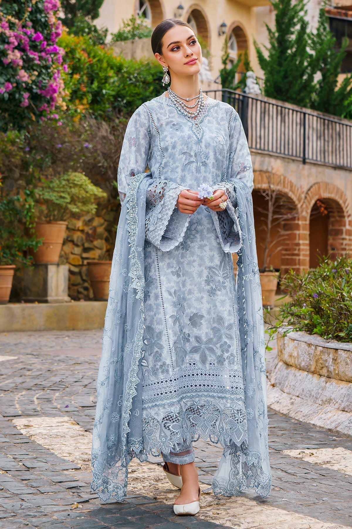 Baroque | Swiss Lawn 24 | SL12-D05 -  Baroque Luxury - Original Designer Dress - House of Maryam