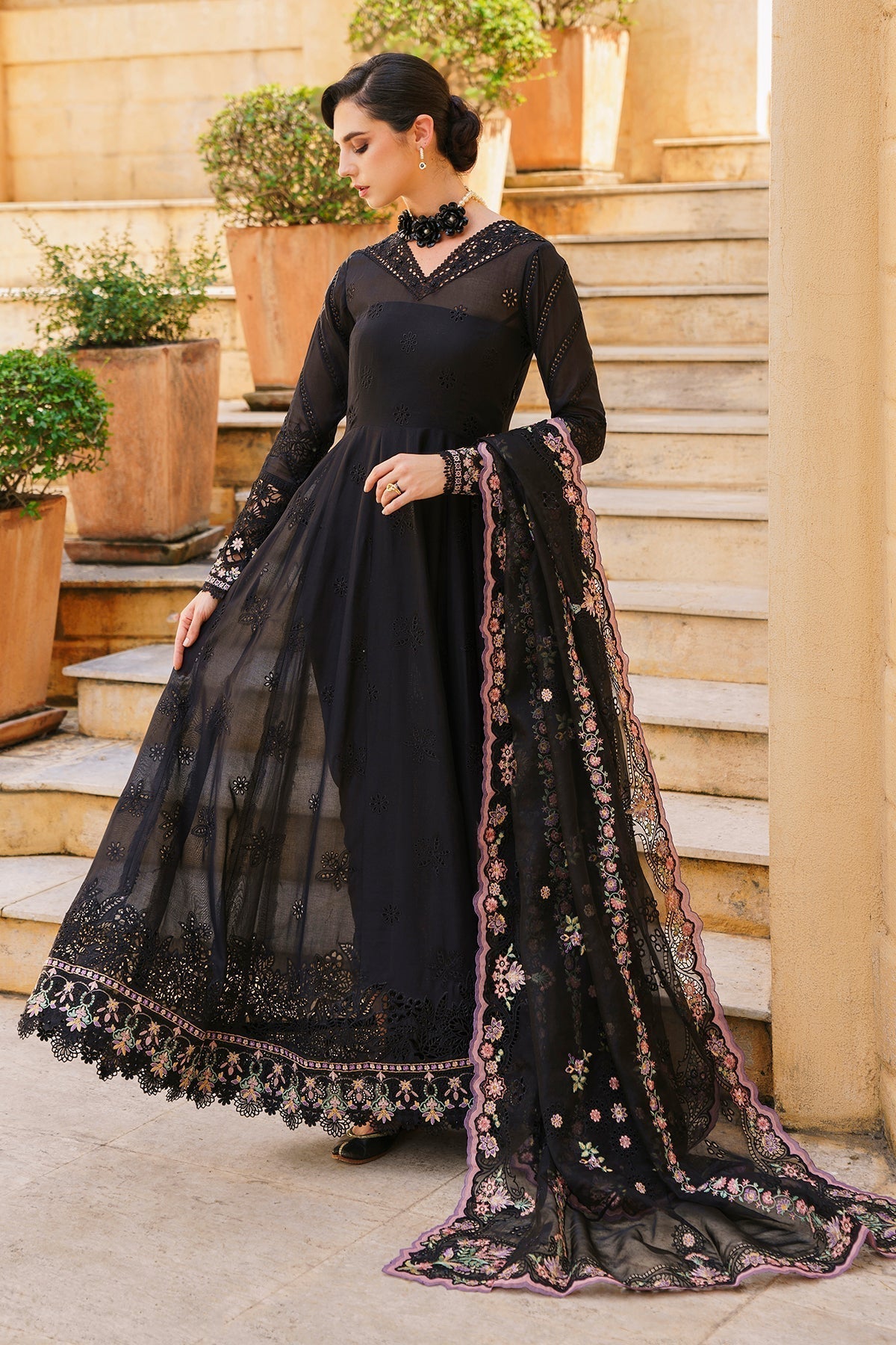 Baroque | Swiss Lawn 24 | SL12-D06 -  Baroque Luxury - Original Designer Dress - House of Maryam