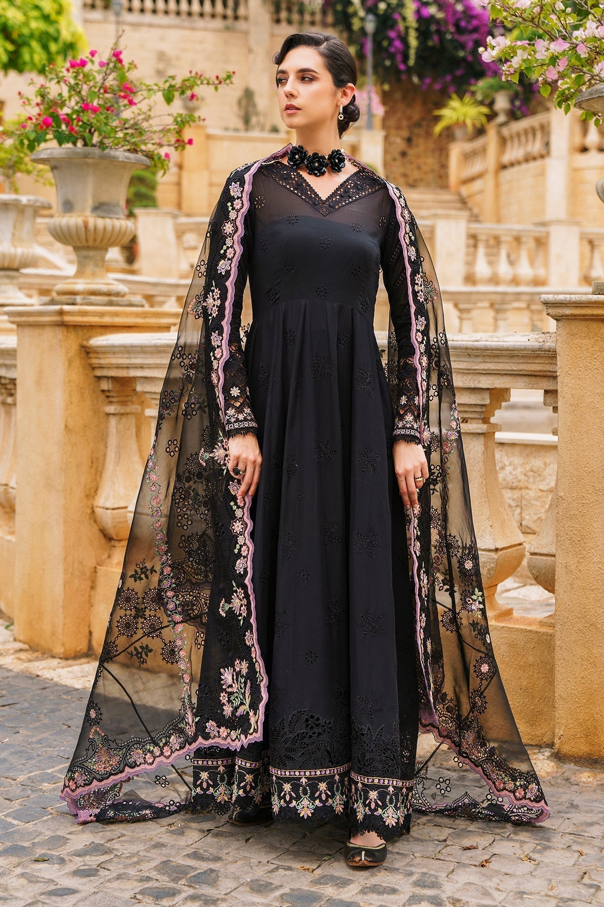 Baroque | Swiss Lawn 24 | SL12-D06 -  Baroque Luxury - Original Designer Dress - House of Maryam