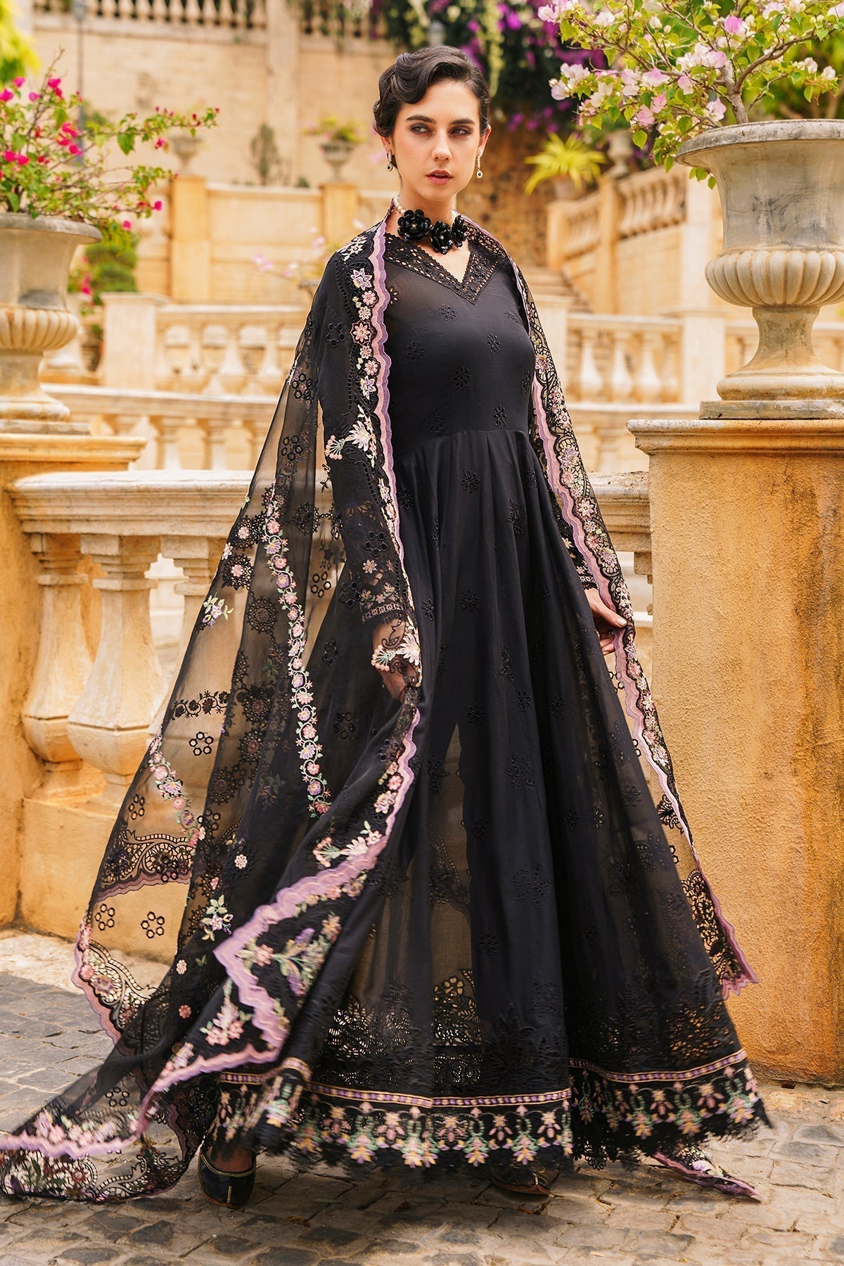 Baroque | Swiss Lawn 24 | SL12-D06 -  Baroque Luxury - Original Designer Dress - House of Maryam