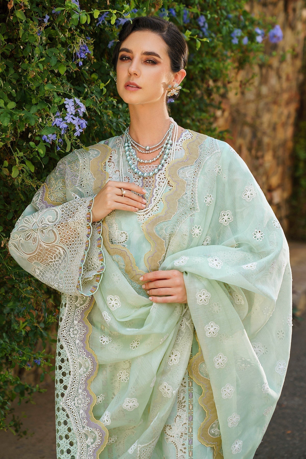 Baroque | Swiss Lawn 24 | SL12-D07 -  Baroque Luxury - Original Designer Dress - House of Maryam
