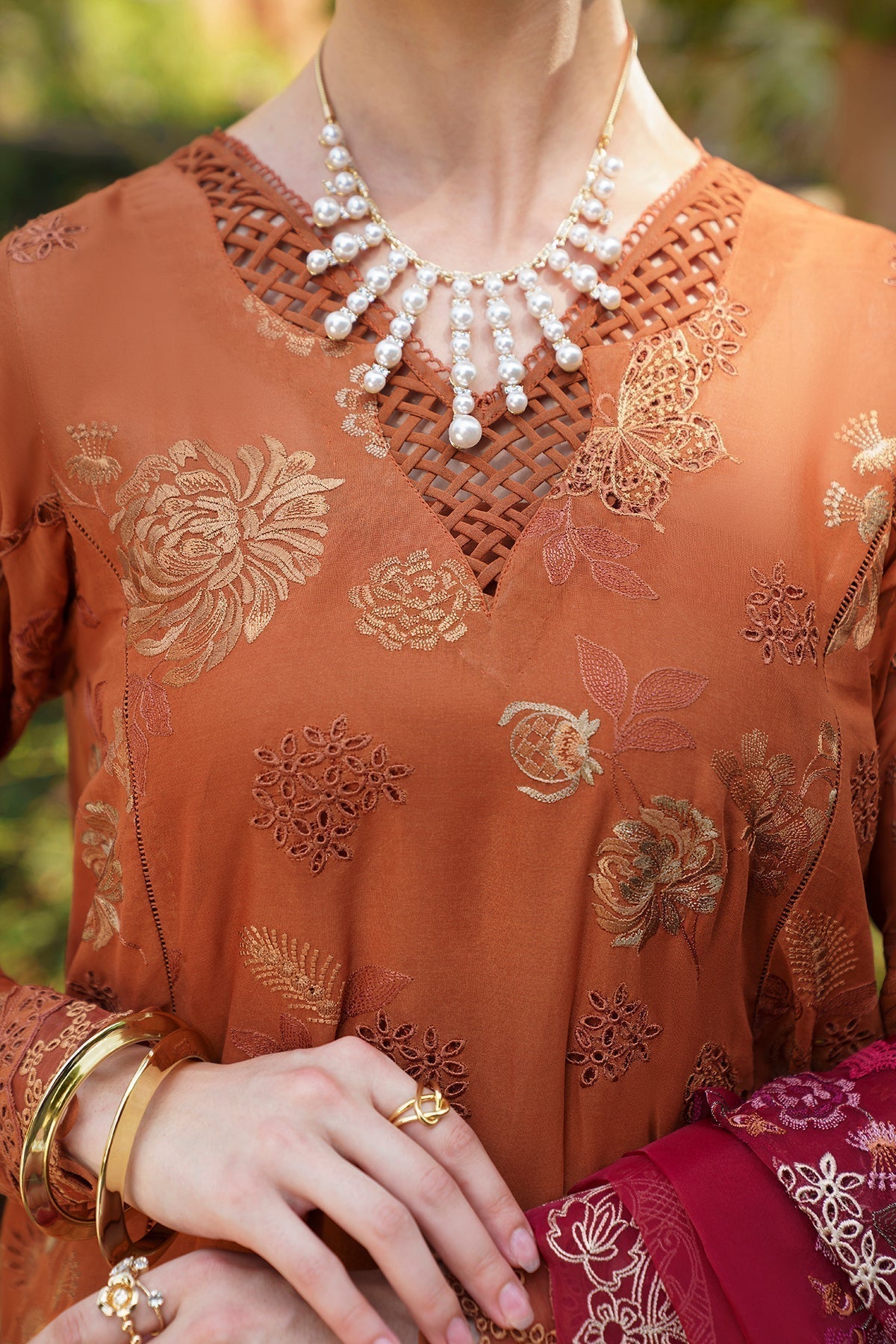 Baroque | Swiss Lawn 24 | SL12-D08 -  Baroque Luxury - Original Designer Dress - House of Maryam