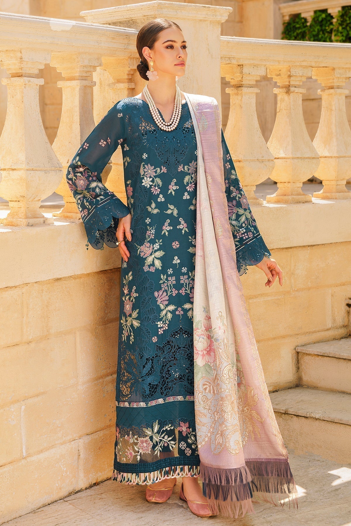 Baroque | Swiss Lawn 24 | SL12-D02 -  Baroque Luxury - Original Designer Dress - House of Maryam