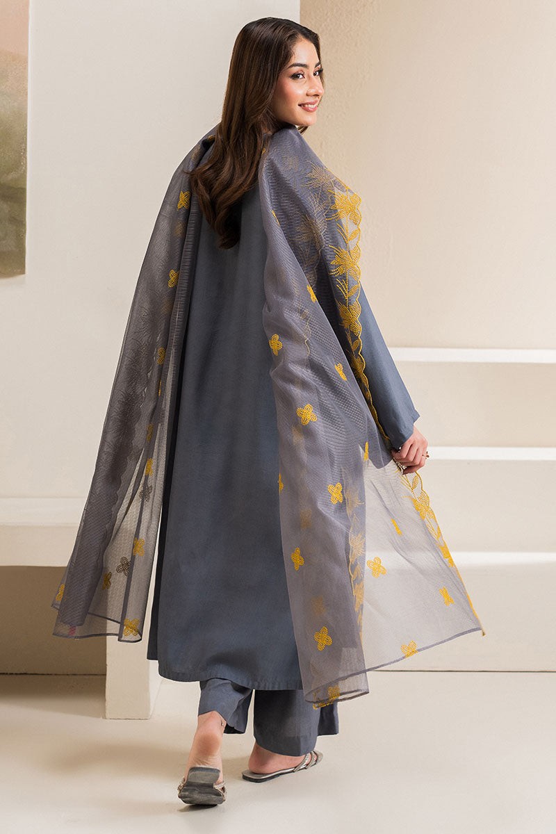 Cross Stitch | Basic Pret | Smokey Lime-2PC (Shirt & Dupatta), image 5