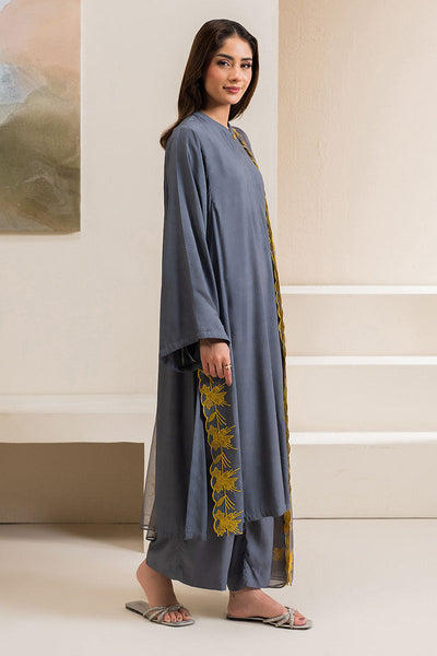 Cross Stitch | Basic Pret | Smokey Lime-2PC (Shirt & Dupatta)