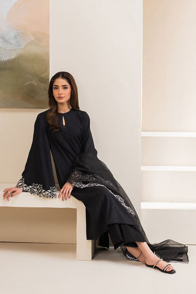 Cross Stitch | Basic Pret | Obsidian Pearl-2PC (Shirt & Dupatta)