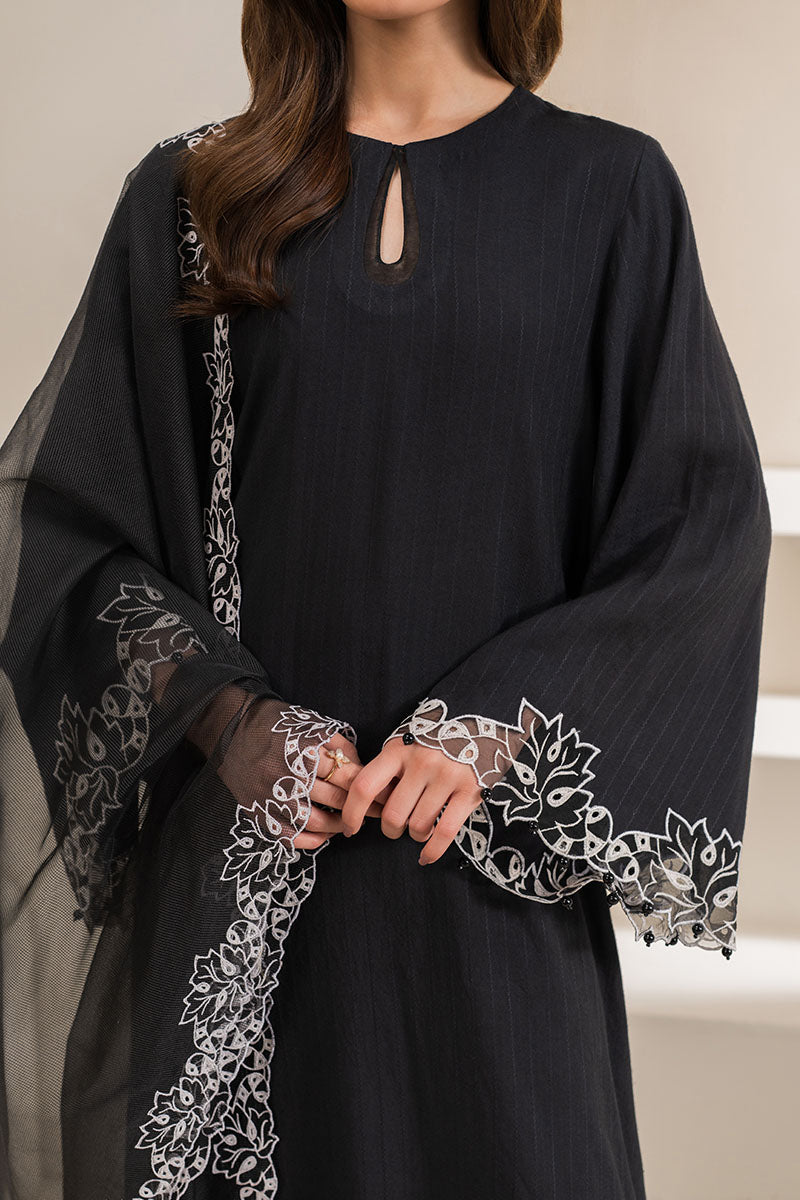 Cross Stitch | Basic Pret | Obsidian Pearl-2PC (Shirt & Dupatta), image 2