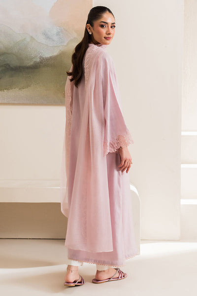 Cross Stitch | Basic Pret | Peach Blush-2PC (Shirt & Dupatta)