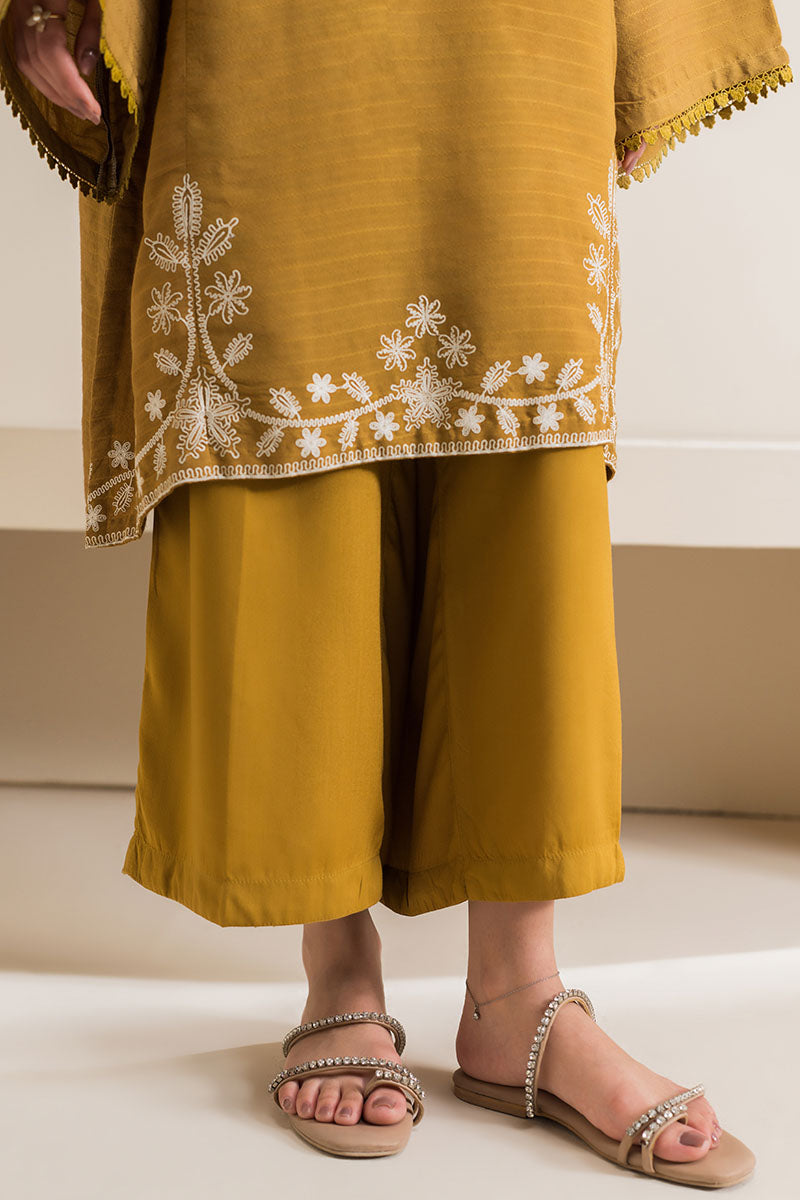 Cross Stitch | Basic Pants | Sage Green Trouser-1