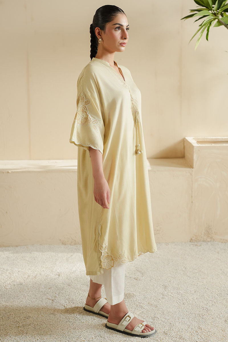 Cross Stitch | Basic Pret | Tropical Muse Dyed Lawn Shirt-6