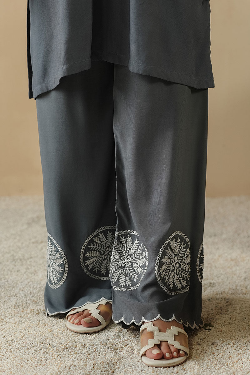 Cross Stitch | Basic Pret | Moonlit Marina-2PC (Shirt & Trouser)-2